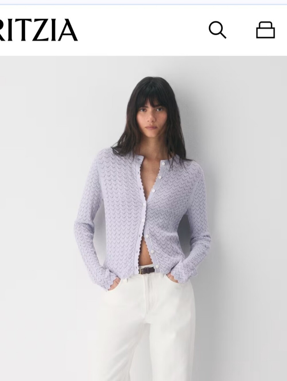 Aritzia Wilfred Prelusion Cardigan in Sold Out Colour
